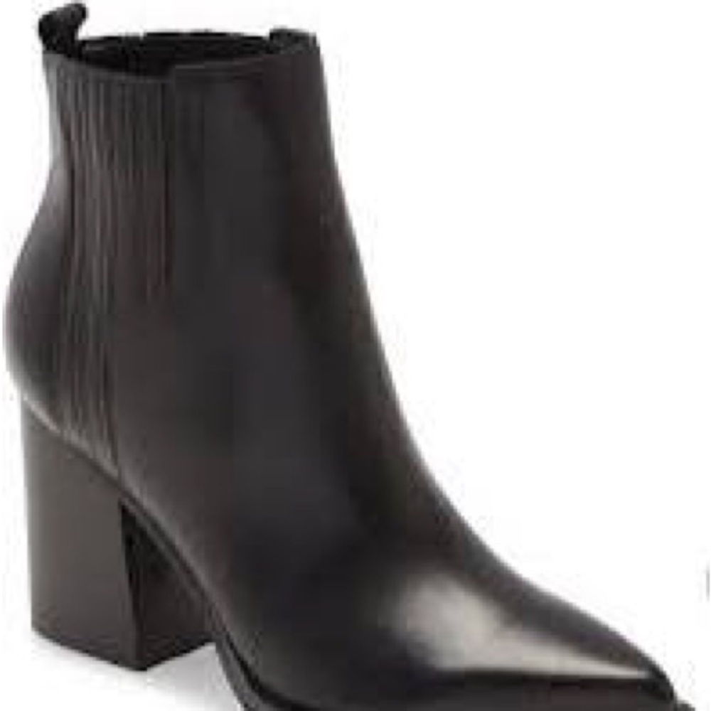 Marc Fisher Oshay Black Ankle Booties